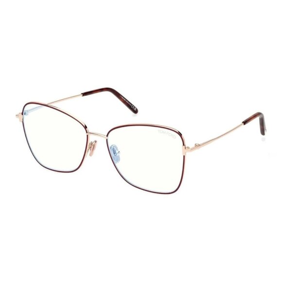 NEW TOM FORD EYEGLASSES TF5906-B 069 BORDEAUX WOMEN EYEWEAR FT5906-B 069